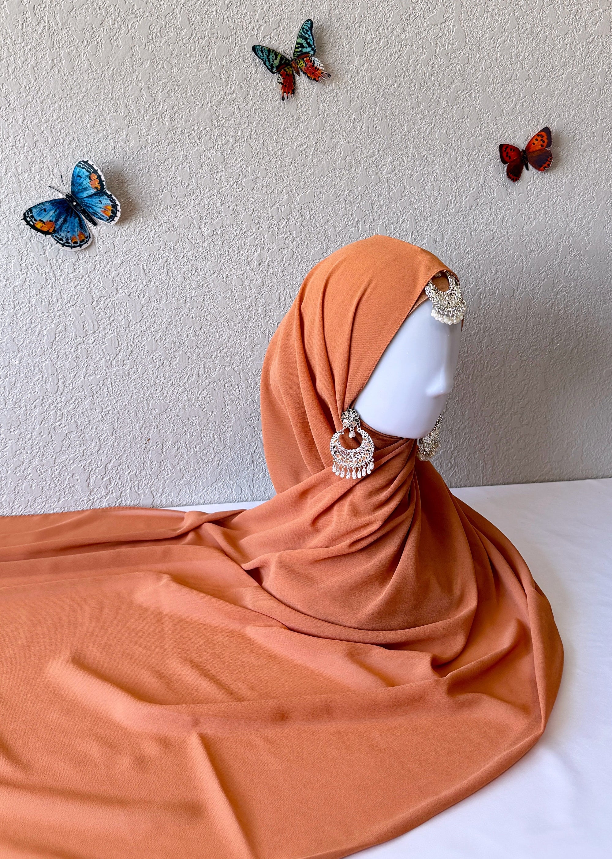 ♡ Premium Georgette Chiffon Hijab ♡