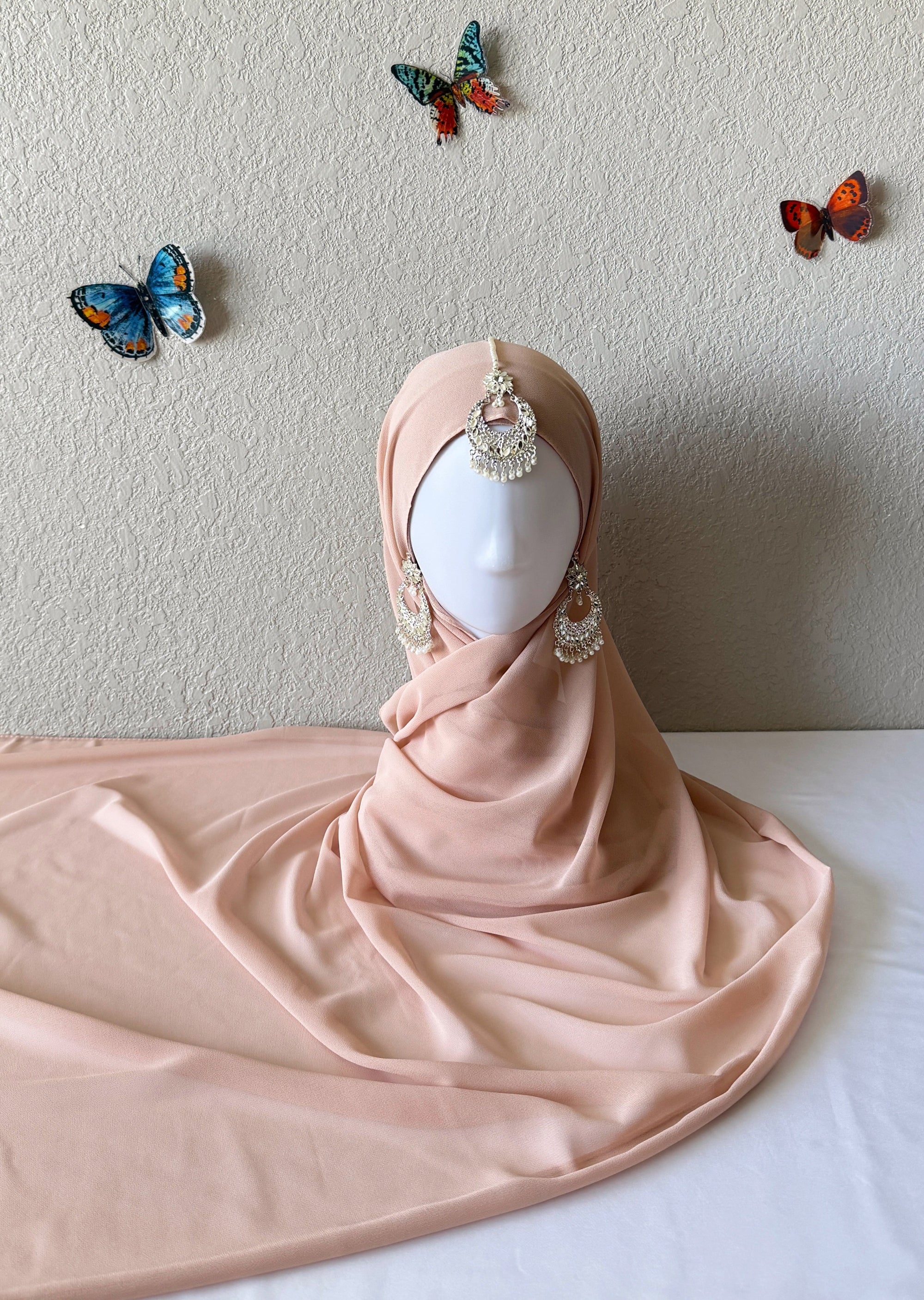 ♡ Premium Georgette Chiffon Hijab ♡